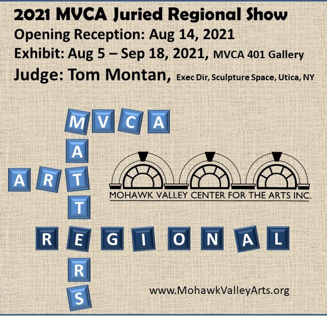 2021 MVCA Juried Regional Show poster